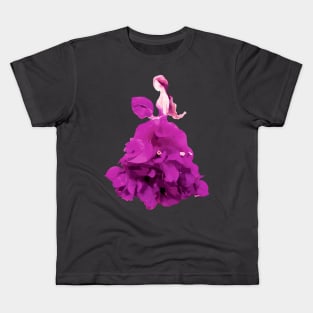 Flower Girl (Hibiscus) Kids T-Shirt